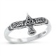Sterling Silver 925 Eagle Bird Ring Celtic